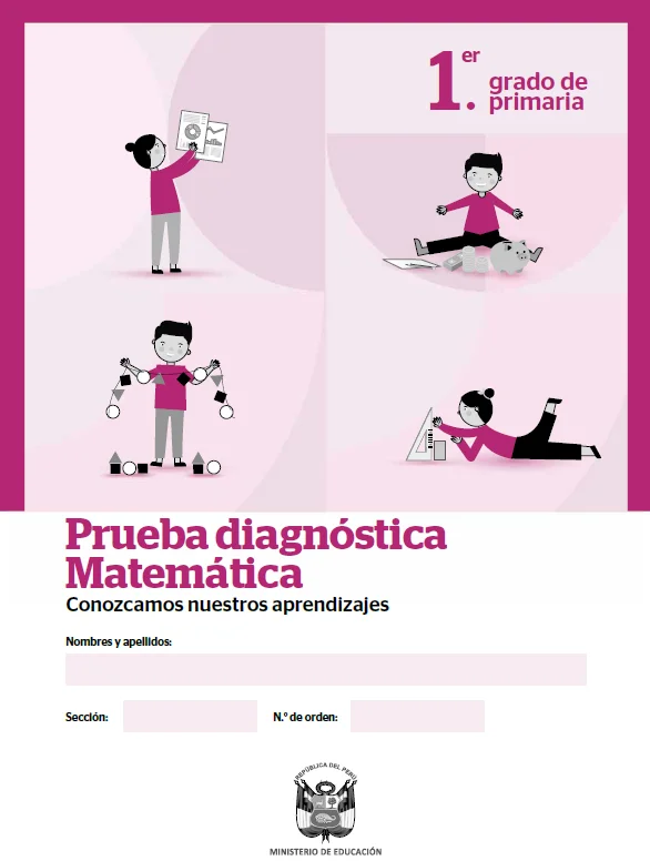 Prueba diagnóstica Matemática - Primero de Primaria