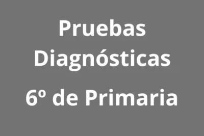 Pruebas Diagnósticas Sexto de Primaria