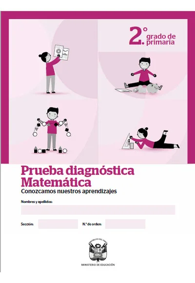 Prueba diagnóstica Matemática - Segundo de Primaria