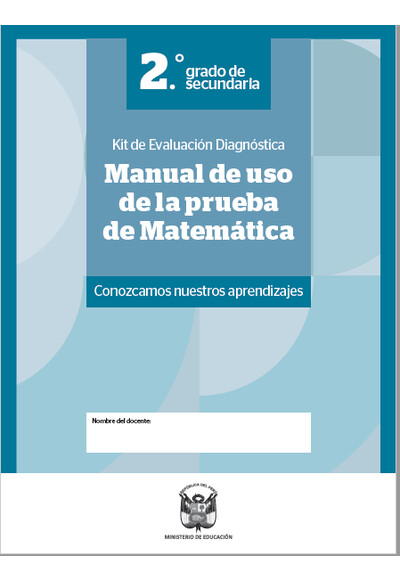 Prueba diagnóstica Matemática - Segundo de Secundaria