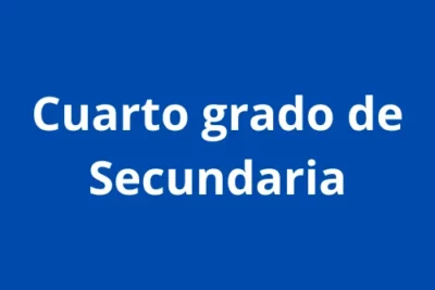 Cuarto grado de Secundaria