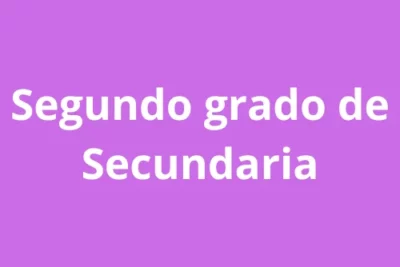 Segundo grado de Secundaria